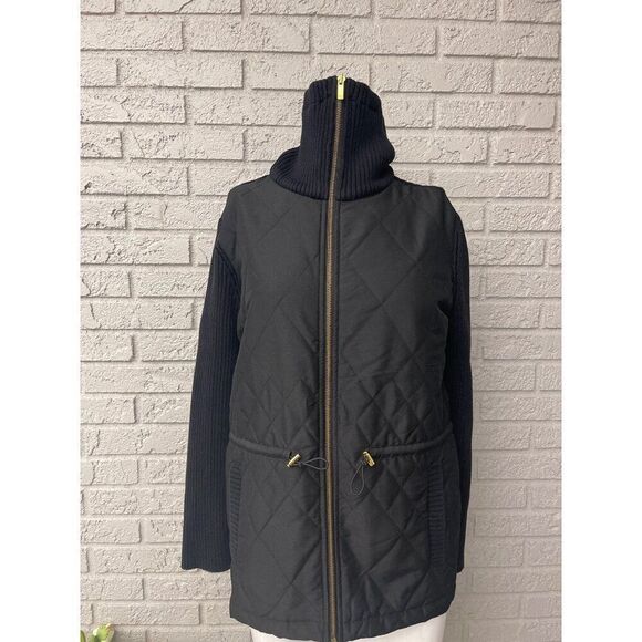 Jones New York Women Black Front Zip-Up Sweater / Jacket Size PM - Picture 2 of 11